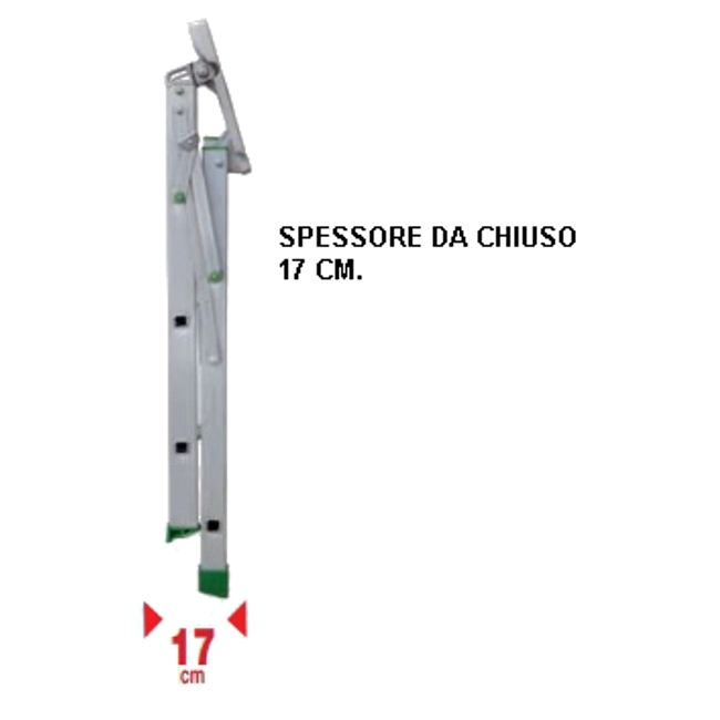 Vendita online Sgabello Fermo a 2 gradini + pedana